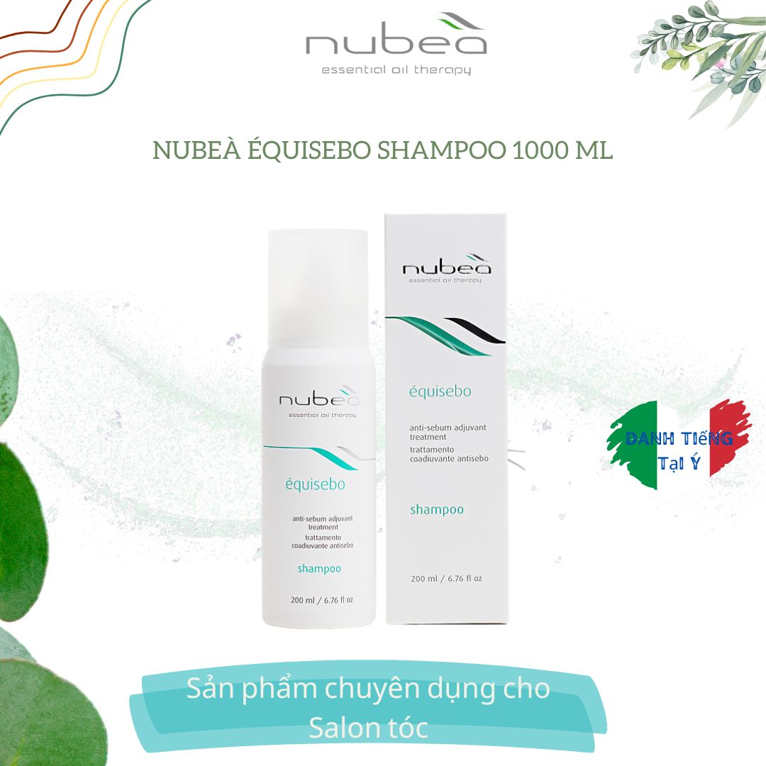 Nubeà Équisebo Shampoo 1000 ml - Sản phẩm chuyên dụng cho salon tóc - Just Đẹp