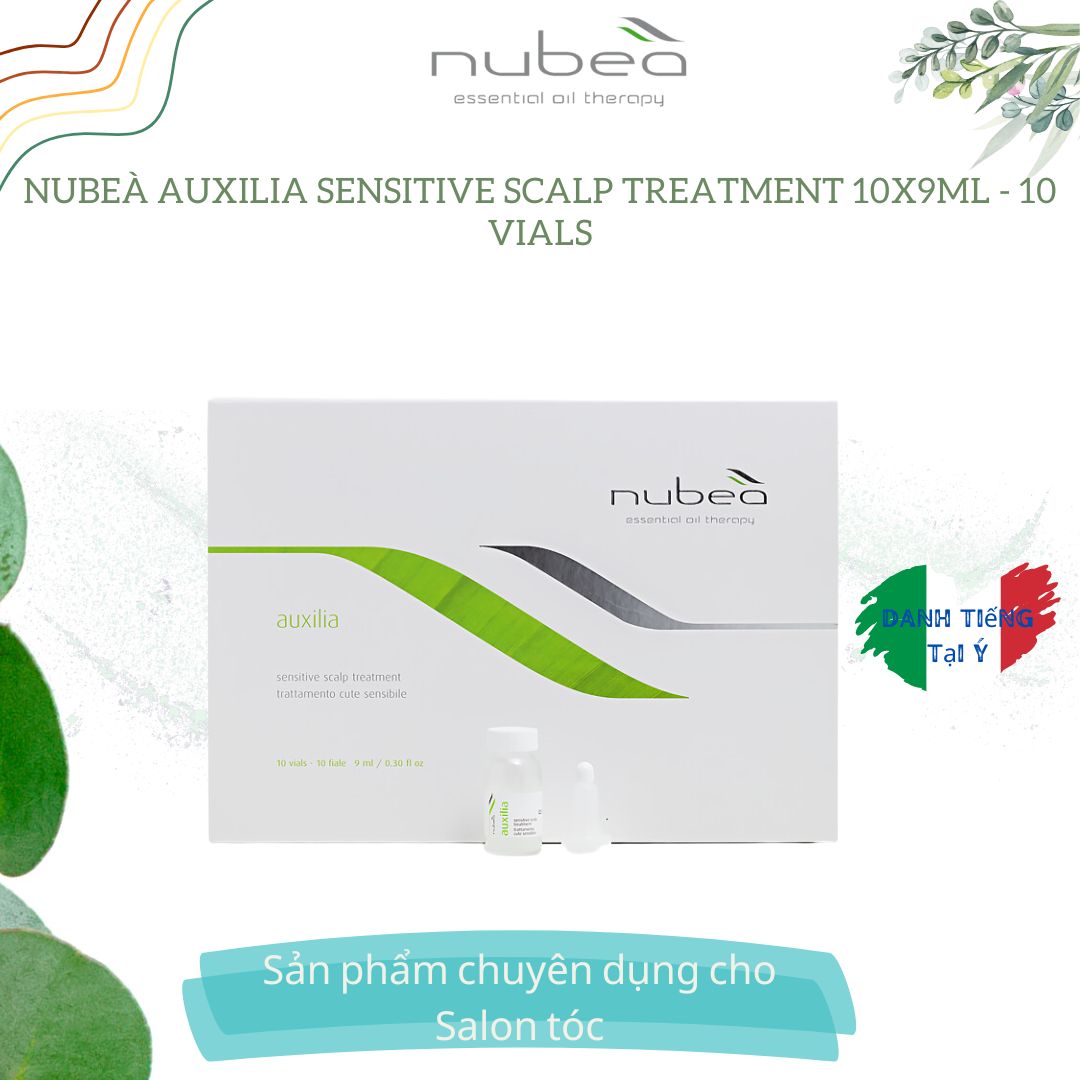 Nubeà Auxilia Sensitive Scalp Treatment 10x9ml - 10 vials - Sản phẩm chuyên dụng cho salon tóc - Just Đẹp