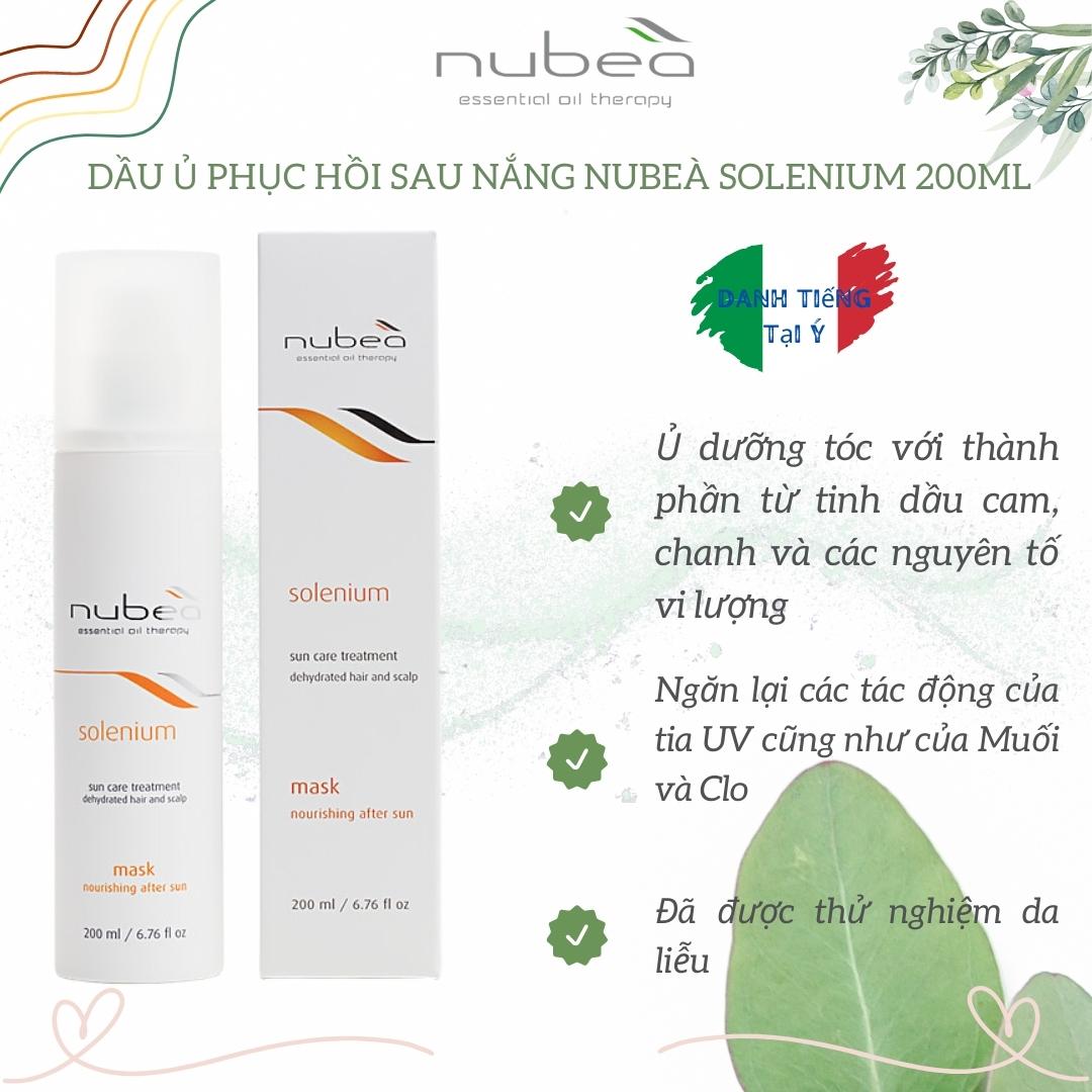 Dầu ủ phục hồi sau nắng Nubeà Solenium 200ml - Just Đẹp