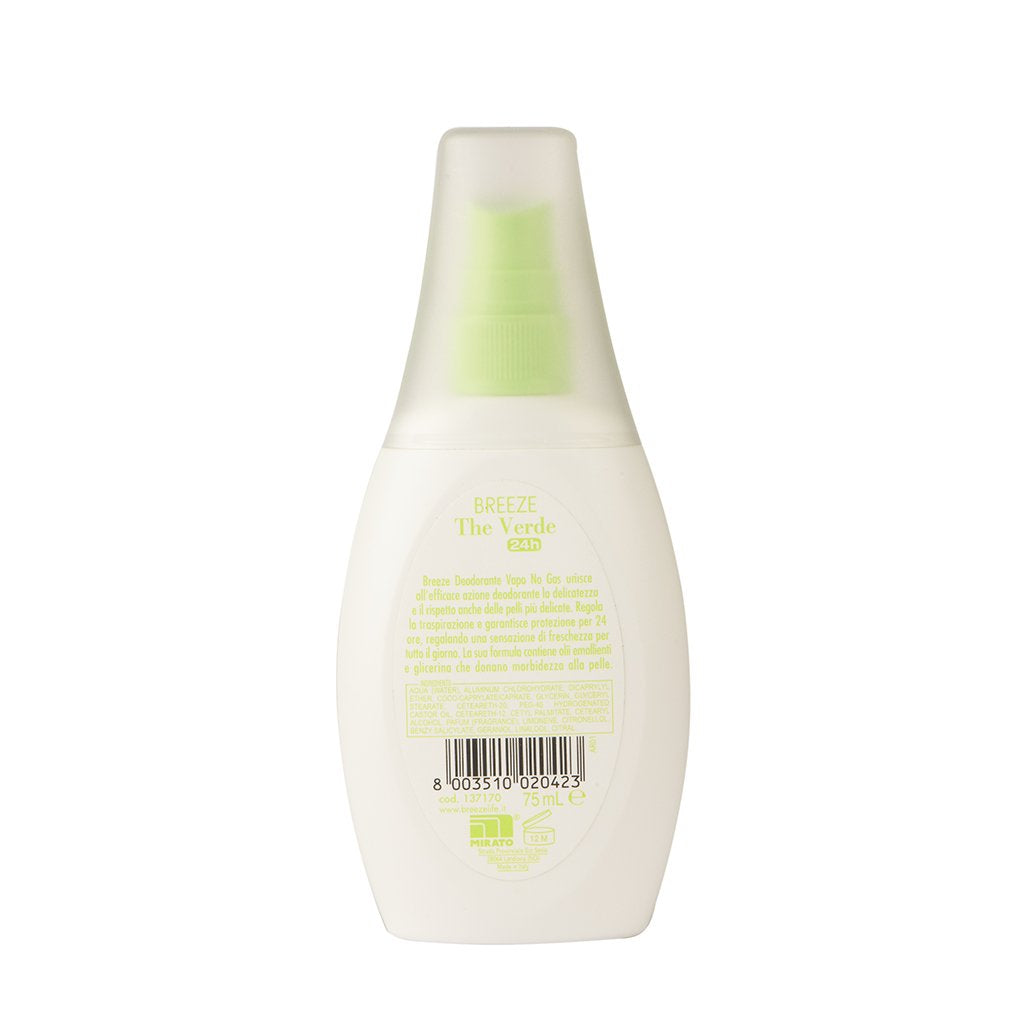 Xịt khử mùi nữ hương nước hoa Vapo Deodorant Breeze The Verde 75ml - Just Đẹp