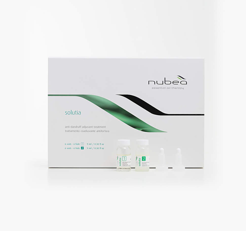 Nubeà Solutia Anti-dandruff Adjuv. Treatm. 12x9ml - 6 vials 1, 6 vials 2 - Sản phẩm chuyên dụng cho salon tóc - Just Đẹp